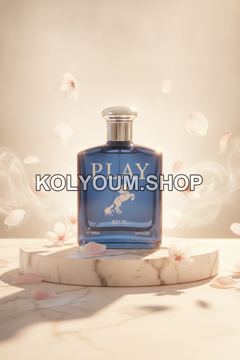Eau de Toilette Play Blue pour Homme 100ml - Fraîcheur Aquatique
