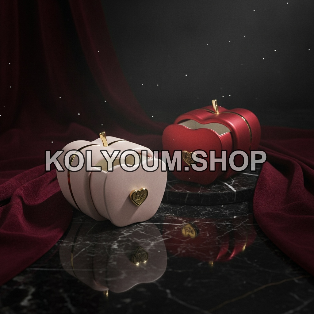 Porte-Bague Design Pomme avec Tiroir "Love" - Rangement Chic